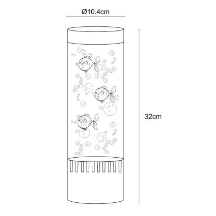 Zuma Line - Светодиодная аккумуляторная настольная RGB-лампа LED/3,6W/5V