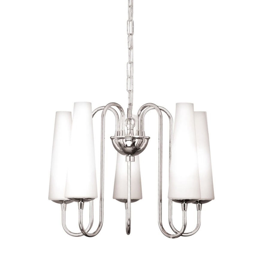 Zuma Line - Люстра на ланцюгу 5xE14/40W/230V глянцевий хром