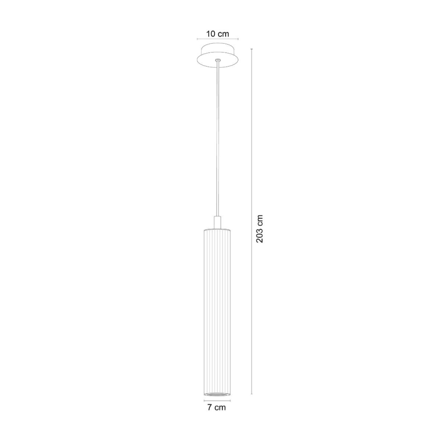 Zuma Line - Подвесная люстра на тросе 1xE14/7W/230V золотая