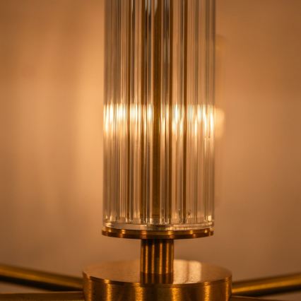Zuma Line - Люстра на штанзі 7xE14/7W/230V золота