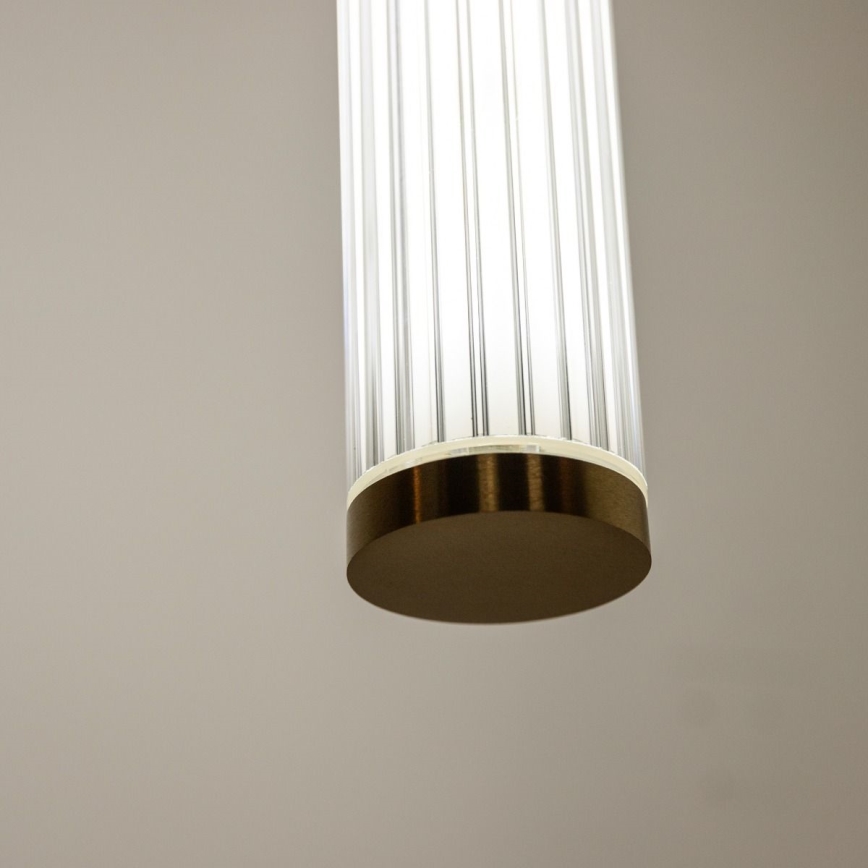 Zuma Line - Диммируемая LED-люстра на тросе LED/26W/230V 2700-6500K, золотая + дистанционное управление