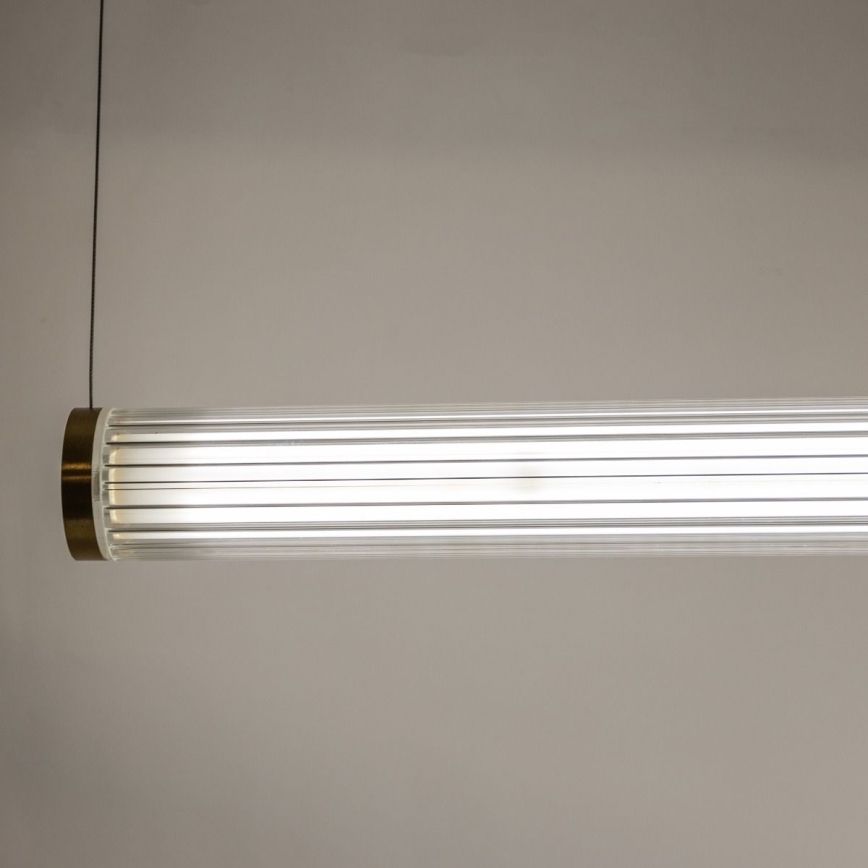 Zuma Line - LED затемнювана люстра на тросі LED/64W/230V 2700-6500K золота + пульт дистанційного керування