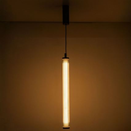 Zuma Line - Диммируемая LED-люстра на тросе LED/26W/230V 2700-6500K черная + пульт дистанционного управления