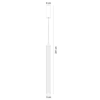 Zuma Line - Диммируемая LED-люстра на тросе LED/26W/230V 2700-6500K черная + пульт дистанционного управления