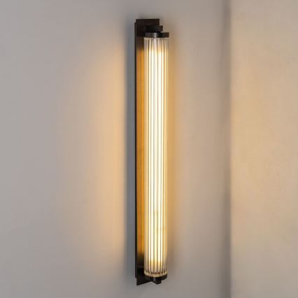 Zuma Line - Димований настінний світильник LED/26W/230V 2700-6500K чорний + пульт дистанційного керування