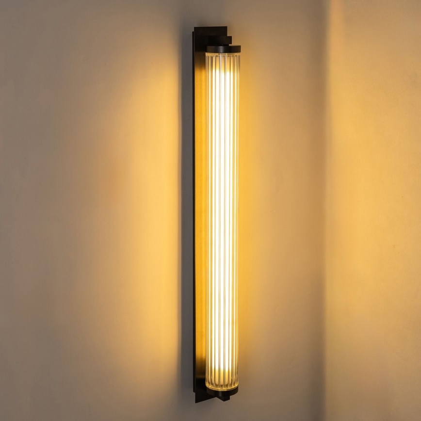 Zuma Line - Димований настінний світильник LED/26W/230V 2700-6500K чорний + пульт дистанційного керування