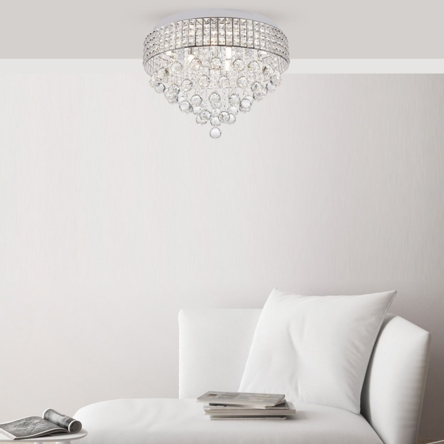 Zuma Line - Потолочный светильник 6xG9/25W/230V диаметр 40 см блестящий хром