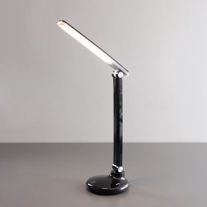 Zuma Line - LED Акумуляторна настільна лампа LED/6W/1200 mAh 3000/4500/6000K чорний