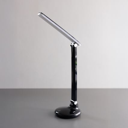 Zuma Line - LED Акумуляторна настільна лампа LED/6W/1200 mAh 3000/4500/6000K чорний