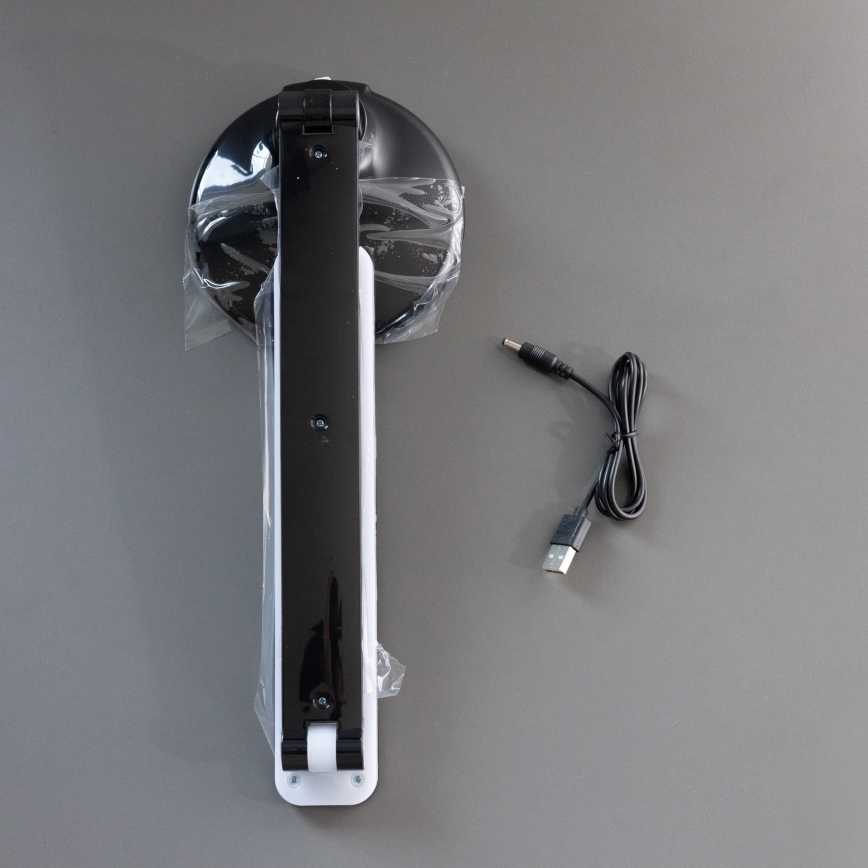 Zuma Line - LED настільна лампа з зарядкою LED/6W/1200 mAh 3000/4500/6000K CRI 90 чорна