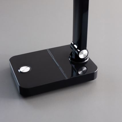 Zuma Line - LED Акумуляторна настільна лампа LED/8W/1200 mAh 3000/4500/6000K чорний