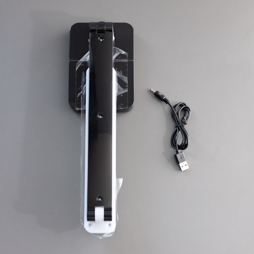 Zuma Line - LED Акумуляторна настільна лампа LED/8W/1200 mAh 3000/4500/6000K чорний