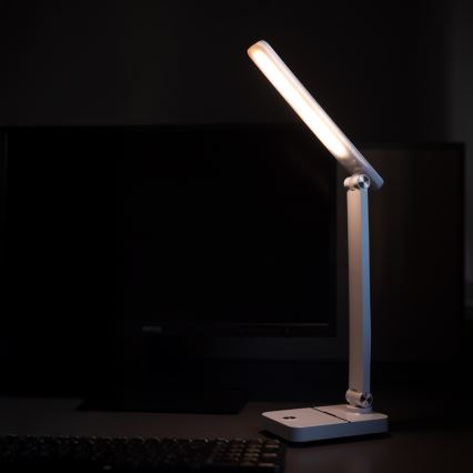 Zuma Line - LED Акумуляторна настільна лампа LED/8W/1200 mAh 3000/4500/6000K білий