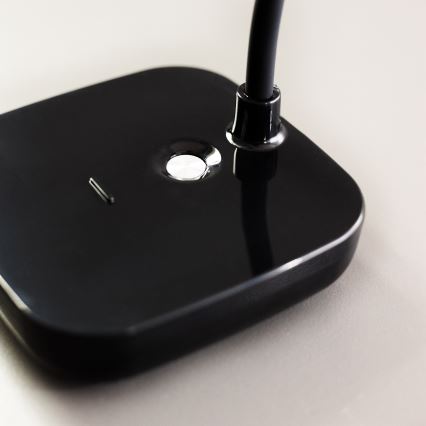 Zuma Line - LED Акумуляторна настільна лампа LED/7W/1200 mAh 3000/4500/6000K чорний