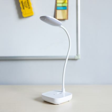 Zuma Line - LED Акумуляторна настільна лампа LED/7W/1200 mAh 3000/4500/6000K білий