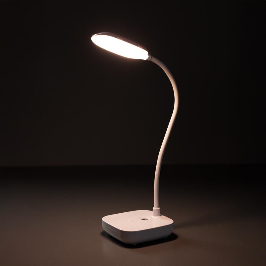 Zuma Line - LED Акумуляторна настільна лампа LED/7W/1200 mAh 3000/4500/6000K білий