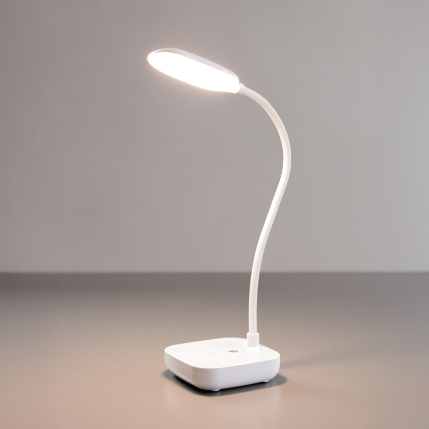 Zuma Line - LED Акумуляторна настільна лампа LED/7W/1200 mAh 3000/4500/6000K білий