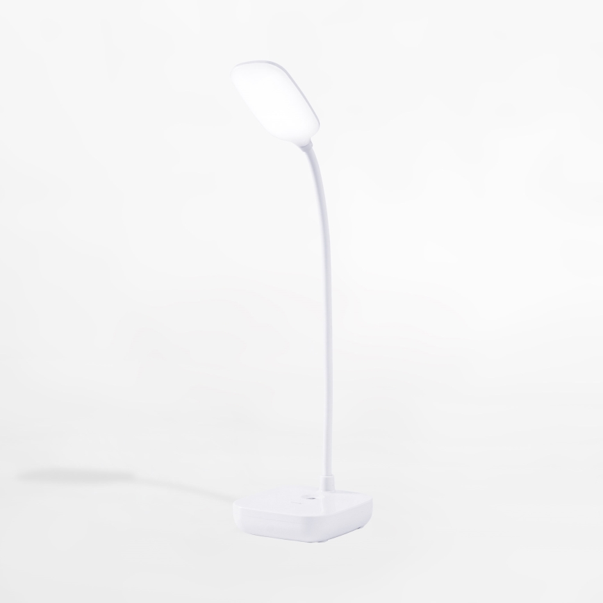 Zuma Line - LED Акумуляторна настільна лампа LED/7W/1200 mAh 3000/4500/6000K білий