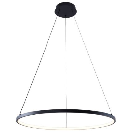 Zuma Line - Світлодіодна підвісна люстра LED/28W/230V 3000/4000/6000K діаметр 60 см чорний