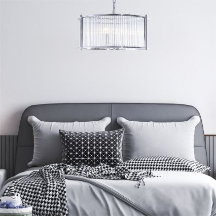 Zuma Line - Люстра на ланцюгу 3xE27/40W/230V глянцевий хром