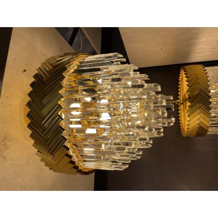 Zuma Line - Люстра на ланцюгу 9xE14/40W/230V золотий