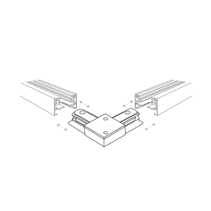 Zuma Line - Точечный светильник для шинной системы 6xGU10/10W/230V черный + аксессуары для шинной системы