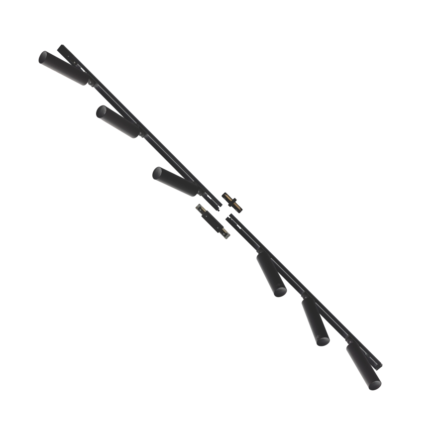 Zuma Line - Точковий світильник для трекової системи 6xGU10/35W/230V чорний