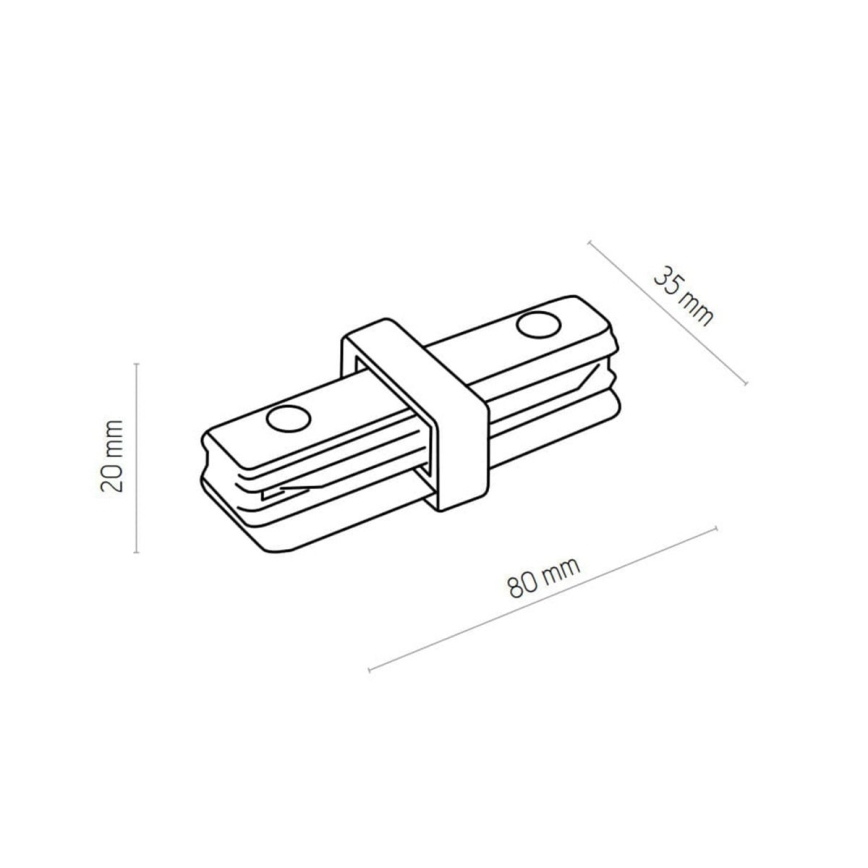 Zuma Line - Точечный светильник для шинной системы 6xGU10/10W/230V белый + аксессуары для шинной системы