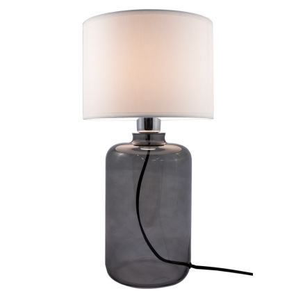 Zuma Line - Настільна лампа 1xE27/40W/230V білий/чорний