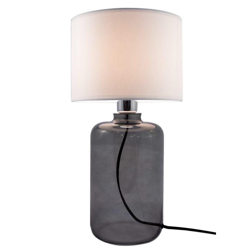 Zuma Line - Настільна лампа 1xE27/40W/230V білий/чорний