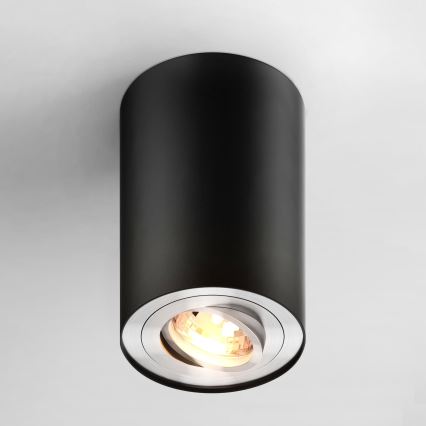 Zuma Line - LED RGBW затемнюваний точковий світильник 1xGU10/6W/230V чорний + пульт дистанційного керування