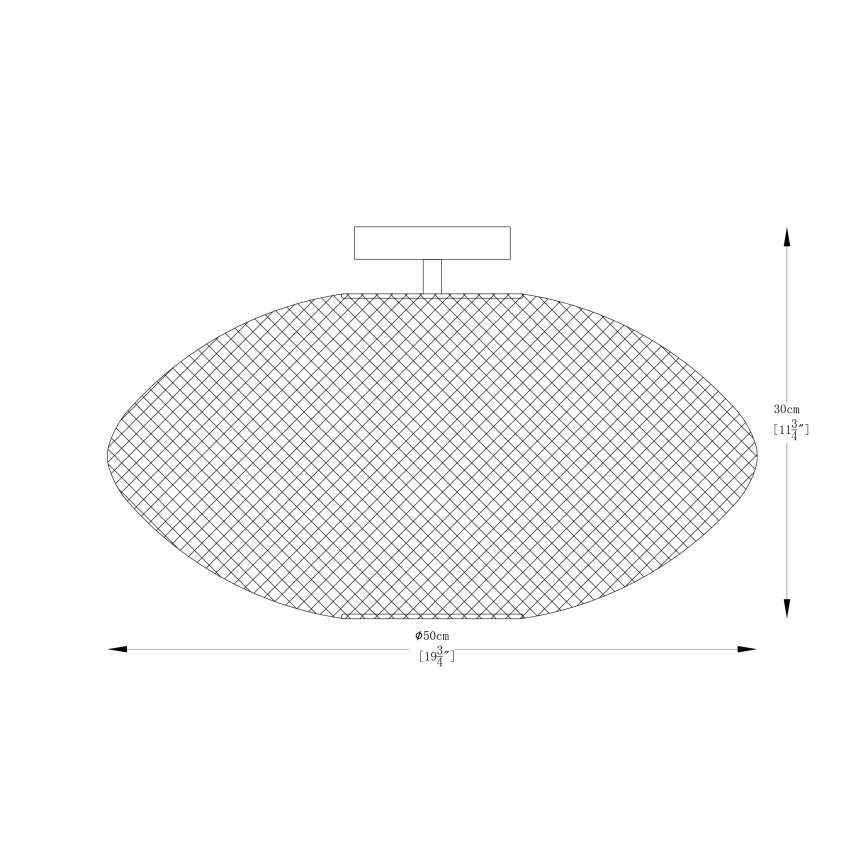 Zuma Line - Припотолочная люстра 1xE27/40W/230V черный