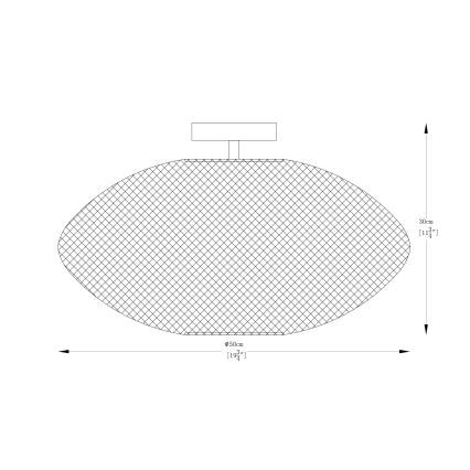 Zuma Line - Пристельова люстра 1xE27/40W/230V чорний