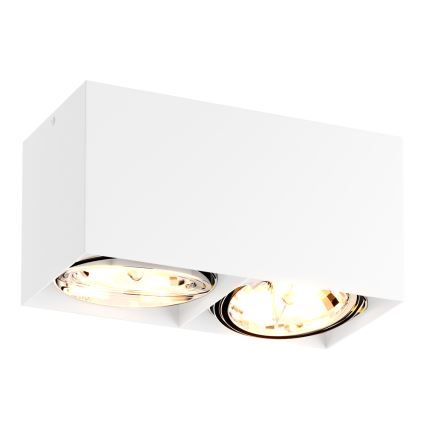 Zuma Line - Точечный светильник 2xGU10-ES111/15W/230V белый