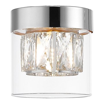 Zuma Line - Хрустильная потолочная люстра 1xG9/28W/230V серебристая