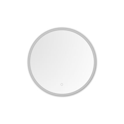 Zuma Line - Настенное зеркало для ванной комнаты со светодиодной подсветкой LED/24W/230V 3000/4000/6000K диаметр 60 см IP44 белый
