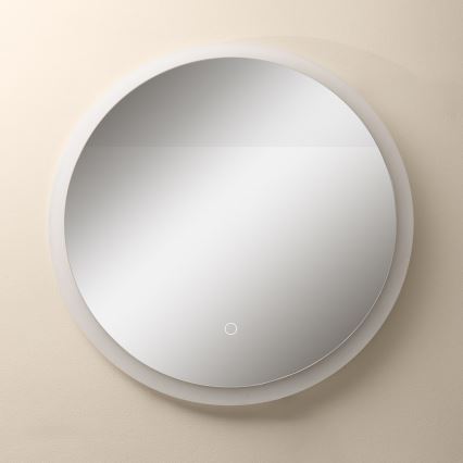 Zuma Line - Настенное зеркало для ванной комнаты со светодиодной подсветкой LED/24W/230V 3000/4000/6000K диаметр 60 см IP44 белый