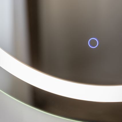 Zuma Line - настенное зеркало для ванной с LED-подсветкой, 36 Вт/230 В, 3000/4000/6000 К, Ø 80 см, IP44