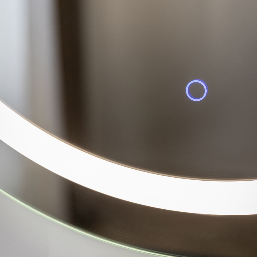 Zuma Line - настенное зеркало для ванной с LED-подсветкой, 36 Вт/230 В, 3000/4000/6000 К, Ø 80 см, IP44