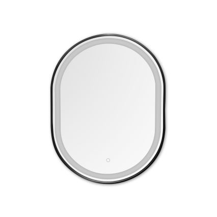 Zuma Line - LED Настінне дзеркало для ванної кімнати з підсвіткою LED/24W/230V 3000/4000/6000K 70x50 см IP44 чорний