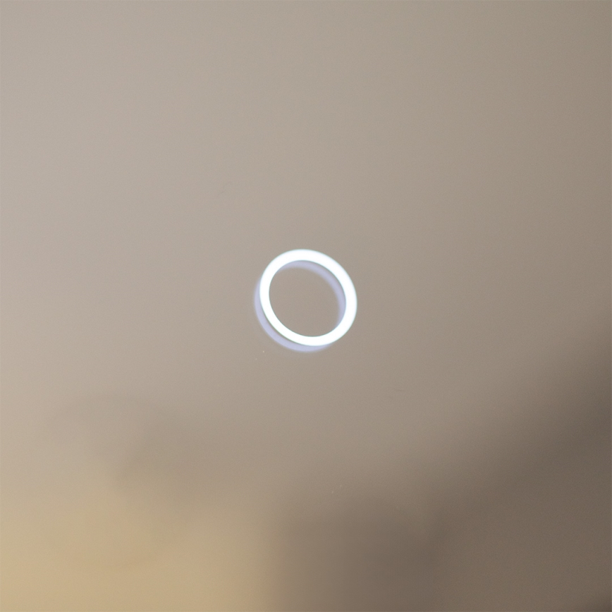 Zuma Line - Настенное зеркало для ванной комнаты со светодиодной подсветкой LED/24W/230V 3000/4000/6000K 70x50 см IP44 черный