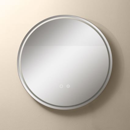 Zuma Line - Настенное зеркало для ванной комнаты с подогревом и светодиодной подсветкой LED/24W/230V 3000/4000/6000K диаметр 60 см IP44