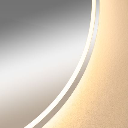 Zuma Line - LED Настінне дзеркало для ванної кімнати з підсвіткою з підігрівом LED/24W/230V 3000/4000/6000K діаметр 80 см IP44