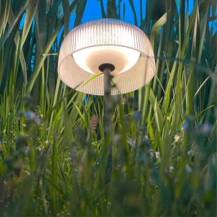 Zuma Line - Світлодіодна регульована за яскравістю сонячна настільна лампа LED/2,5 Вт/2000 мАг IP44 чорна