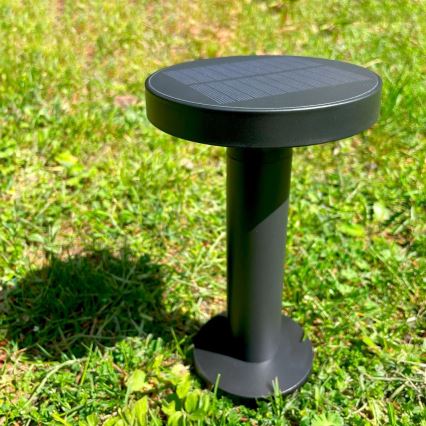 Zuma Line - Світлодіодна регульована за яскравістю сонячна настільна лампа LED/2W/2000 mAh IP44 чорна