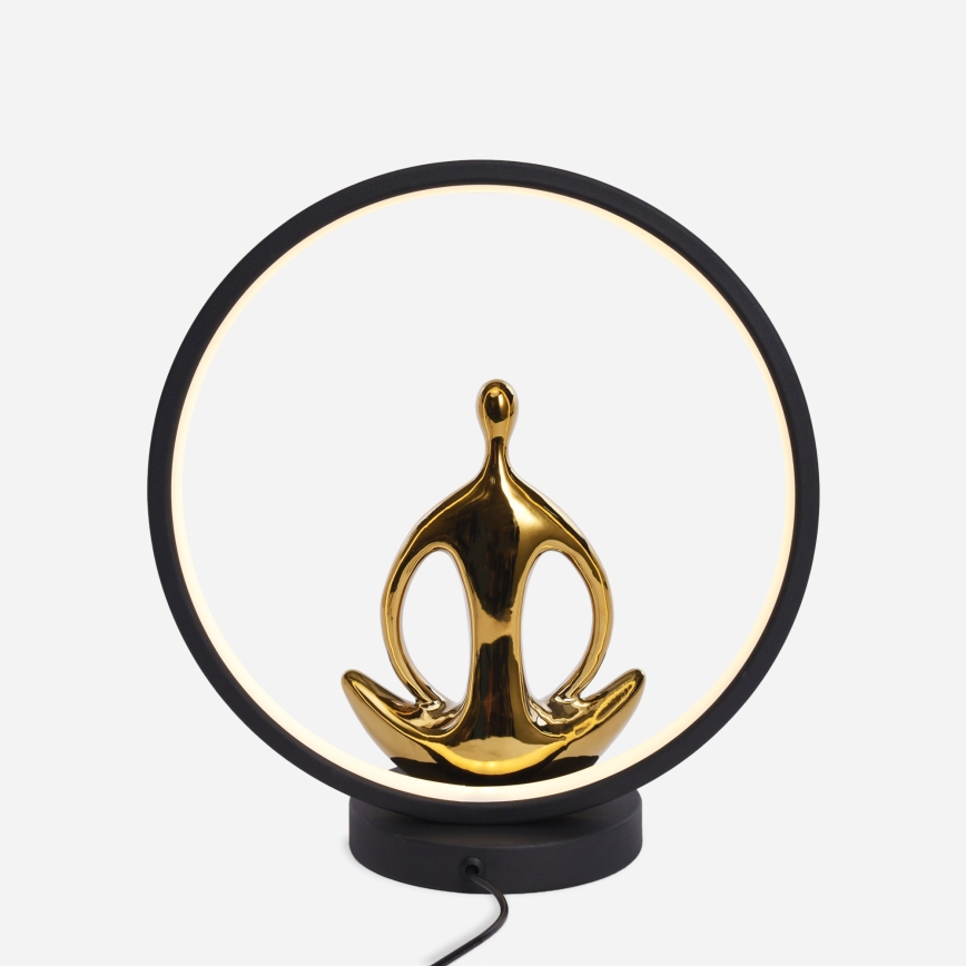 Zuma Line - Светодиодная настольная лампа LED/4W/5V черный/золотистый