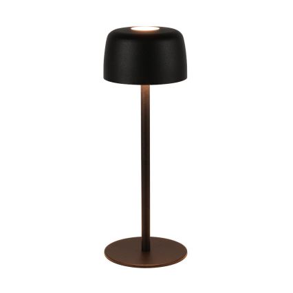 Zuma Line - Світлодіодна регульована настільна лампа з акумулятором LED/2W/1200 mAh IP44 чорна