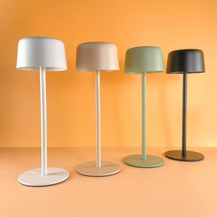 Zuma Line - LED Настільна акумуляторна лампа з регулюванням яскравості LED/2W/1200 mAh IP44 кремовий