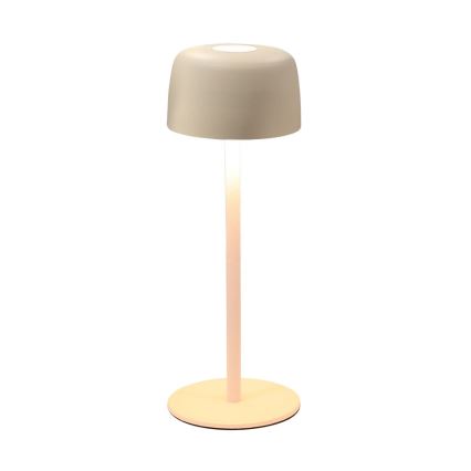 Zuma Line - LED Настільна акумуляторна лампа з регулюванням яскравості LED/2W/1200 mAh IP44 кремовий