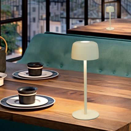 Zuma Line - Светодиодная аккумуляторная настольная лампа с регулированием яркости LED/2W/1200 mAh IP44 зеленый